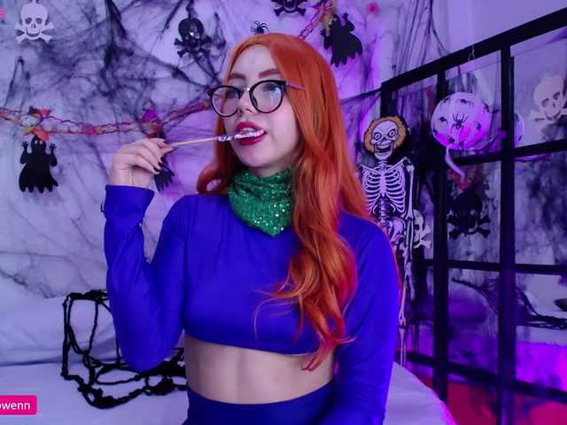 Фотографії Aliceowenn ♥Happy Halloween, come to my spooky room to enjoy my company trick or treat♥Control my domi 100tks in pvt @remain Anal plug in my asshole and dildo in my wet vagina @total