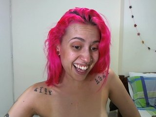 Фотографії floracat Hi! 10 if you think i am pretty! #pinkhair #cum #wet #hot #tattoos #hitachi #skinny #bigeyes #smalltits
