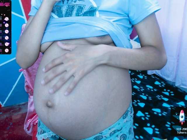 Фотографії Milk-Kima hi guys, im new here with my belly❤ #new #latina #bigboobs #pregnant #teen #cum