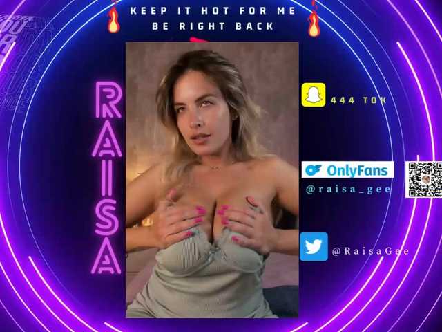 Фотографії Raisa1gee Help me to reach my goal ' Finger in my pussy @remain tok remain.Tip my favorite ones 10251402001111